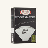 Moccamaster #1 Cup-One Paper Filter - White